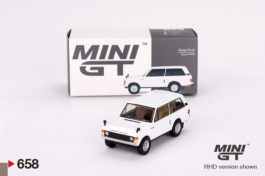 Mini GT Range Rover - Davos White 1:64 Scale