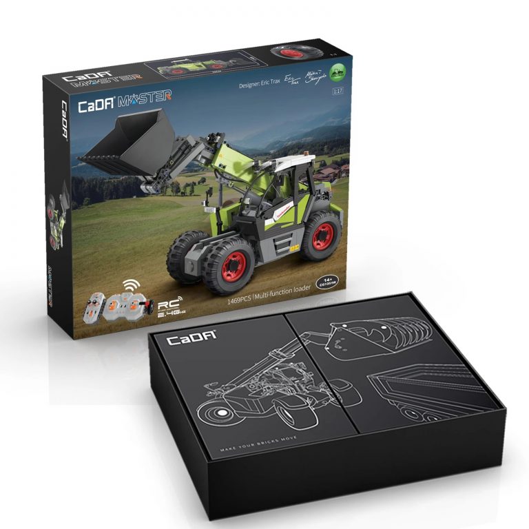 Cada Multi Functional Radio Controlled Farm Loader 1675 Piece Construction Set