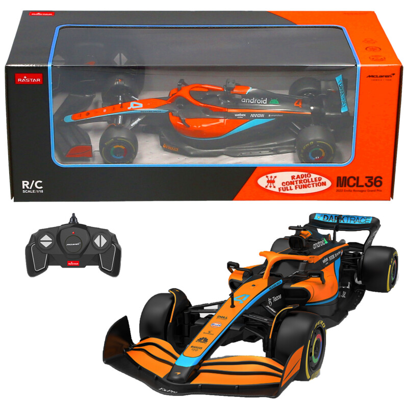 McLaren F1 MCL36 Radio Controlled Car 1:18 Scale
