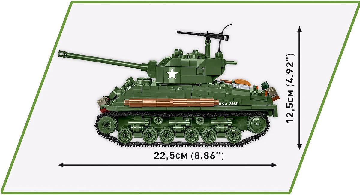 Cobi 3118 Sherman M4A2E8 Tank 1:35 Scale Set