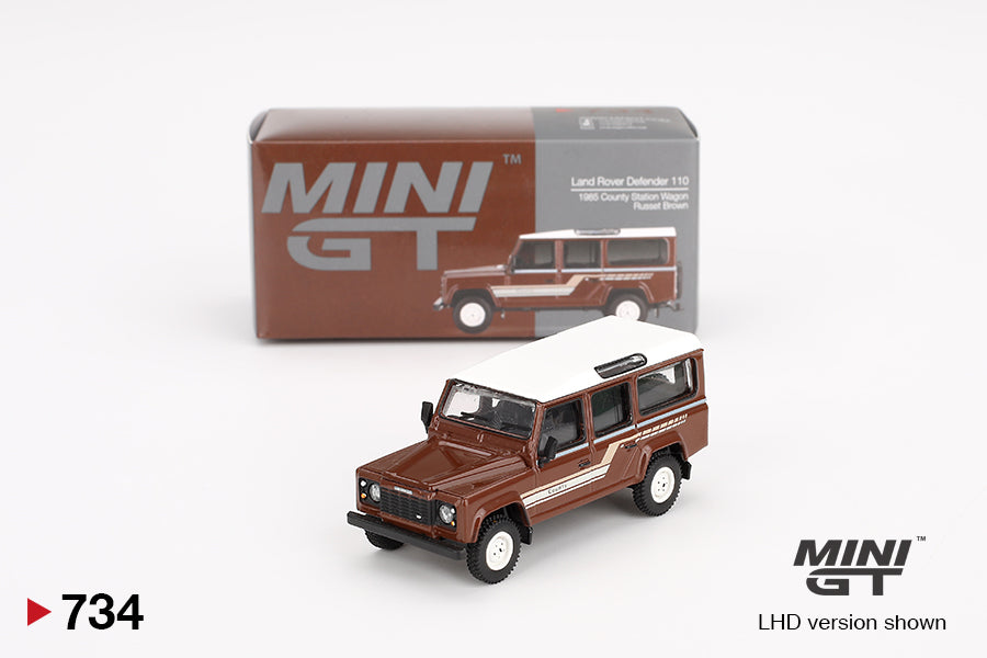 Mini GT Land Rover Defender 110 Brown 1:64 Scale