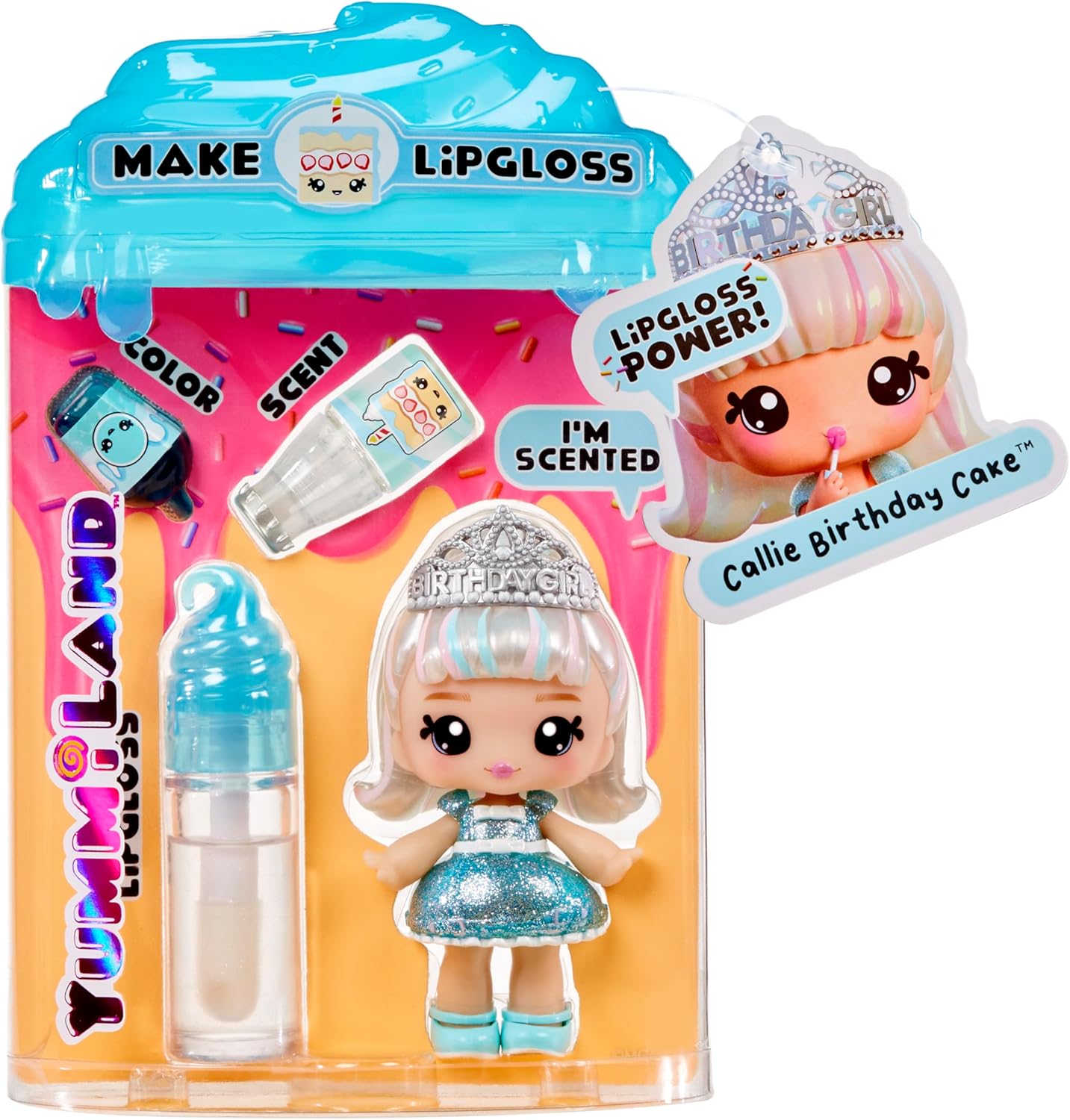 Yummiland Lipgloss Callie Birthday Cake Doll