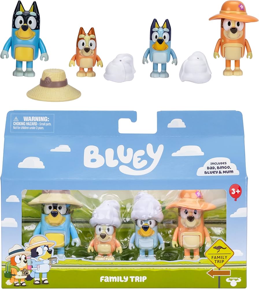 Bluey 4 Figure Pack Assortment