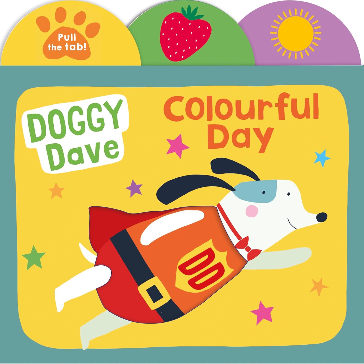 Doggy Dave Colourful Day Pull a Tab Book