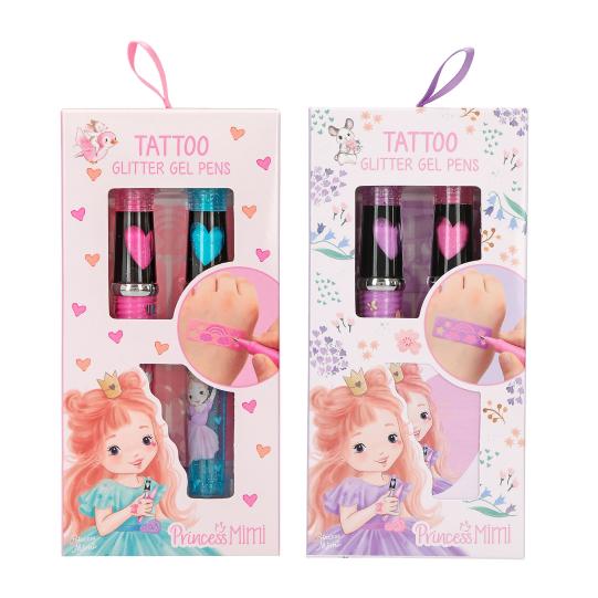 Princess Mimi Tattoo Glitter Gel Pens