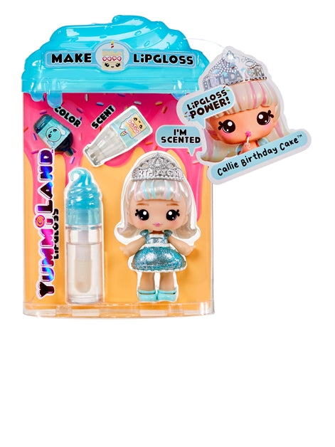 YummiLand Lip Gloss Callie Birthday Cake Doll