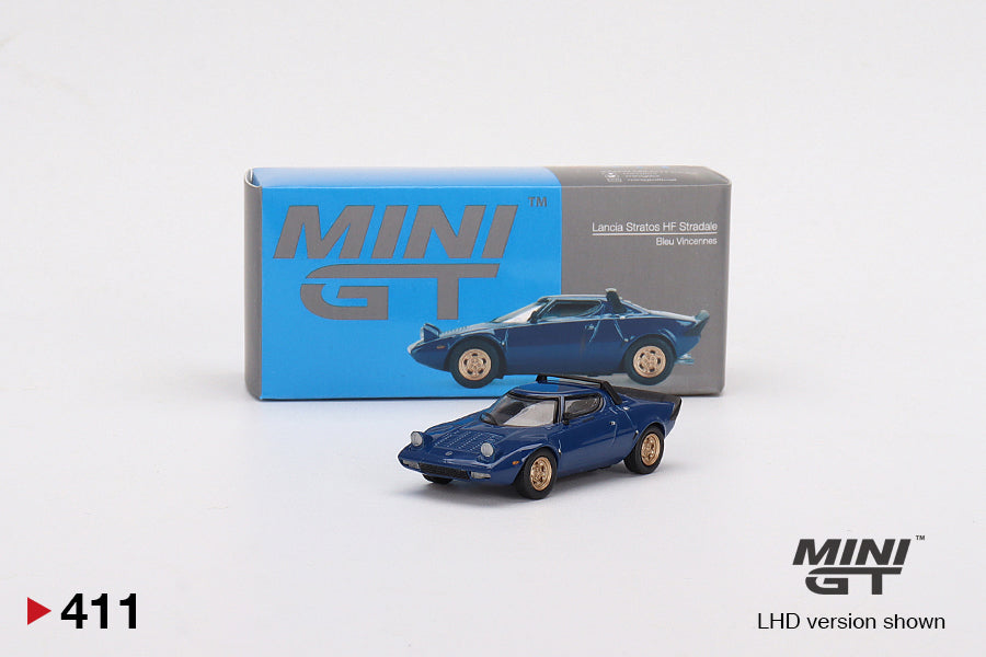 Mini GT Lancia Stratos HF Stradale Bleu