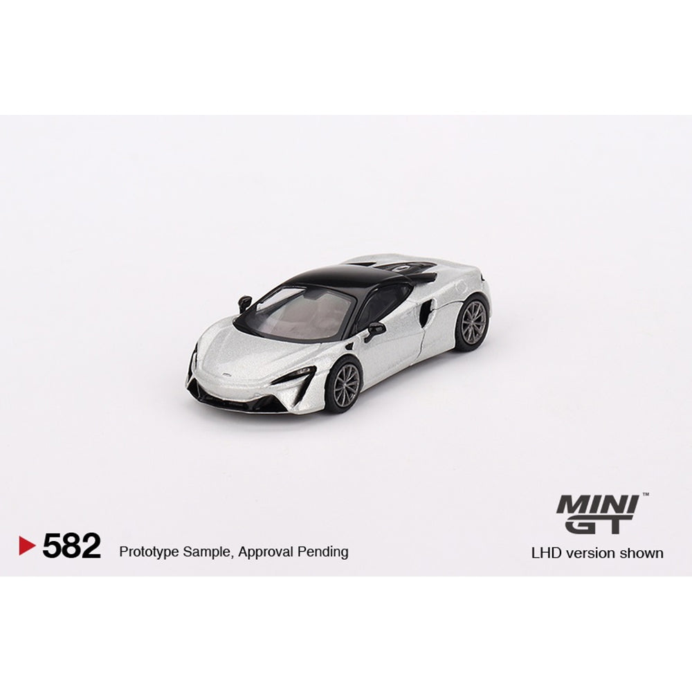 Mini GT McLaren Artura Ice Silver 1:64 Die Cast