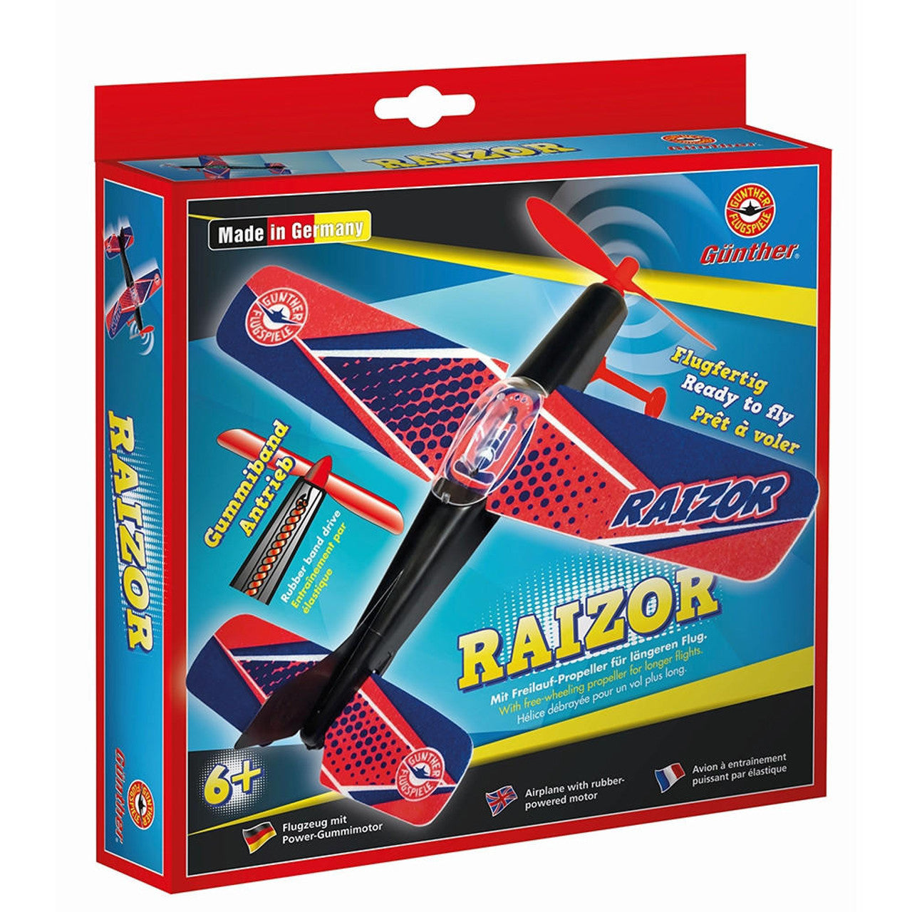 Gunther Raizor Rubber Band Powered Plane
