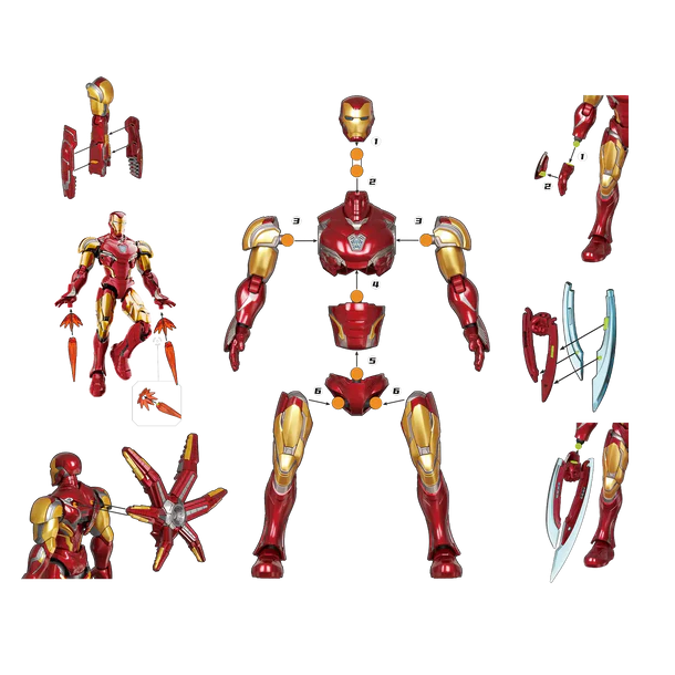 Blokees - Marvel Studios' The Infinity Saga Champion Class Iron Man Mark LXXXV