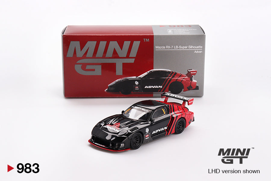 Mini GT Mazda RX7 LB- Super Silhoutte 1:64 Scale