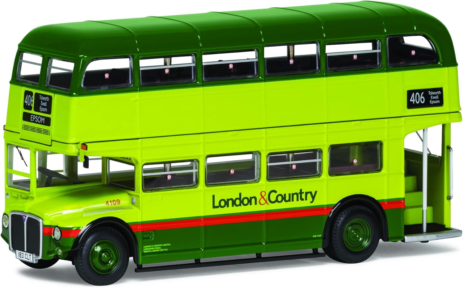 Corgi Omnibus Routemaster AEC Type RM 406 Epsom 1:76 Scale Die Cast