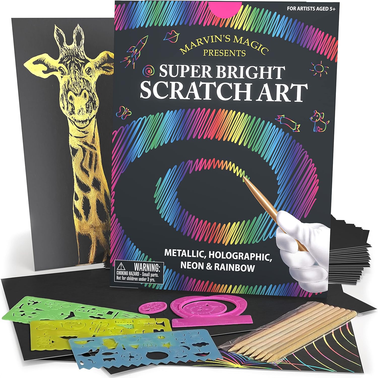 Marvins Magic Super Bright Scratch Art