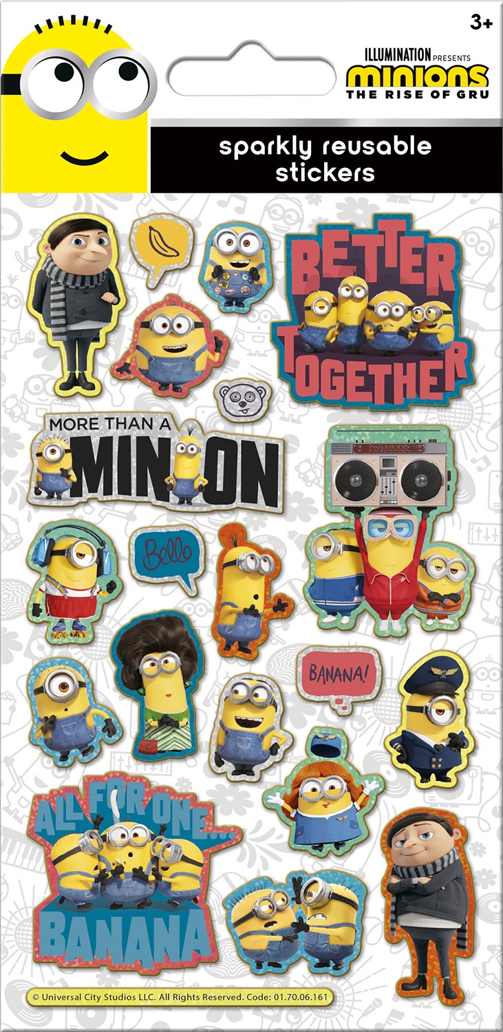 Minions: Rise Of Gru Foil Stickers