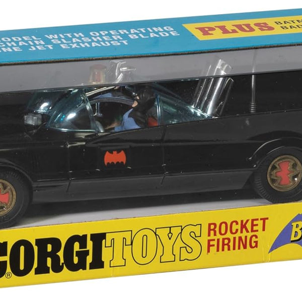 Corgi Batmobile with Batman and Robin