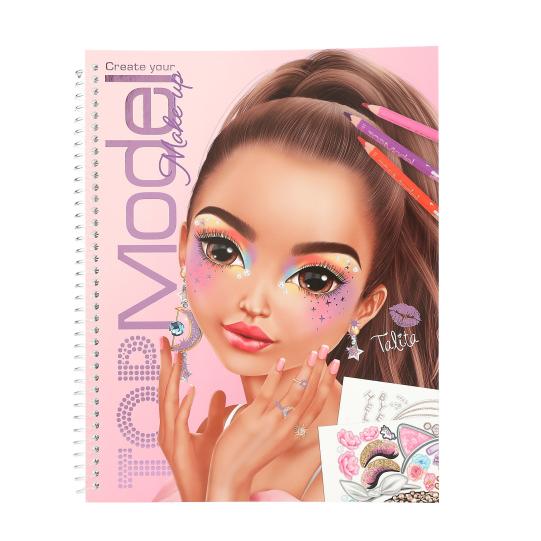 TOPModel Make-Up Colouring Book