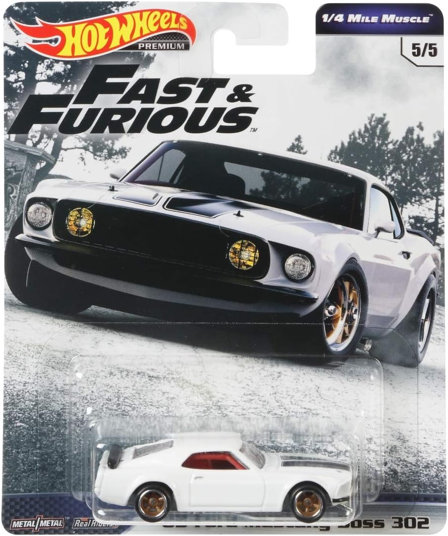 Hot Wheels Premium Fast & Furious 1:64 1969 Ford Mustang Boss 302