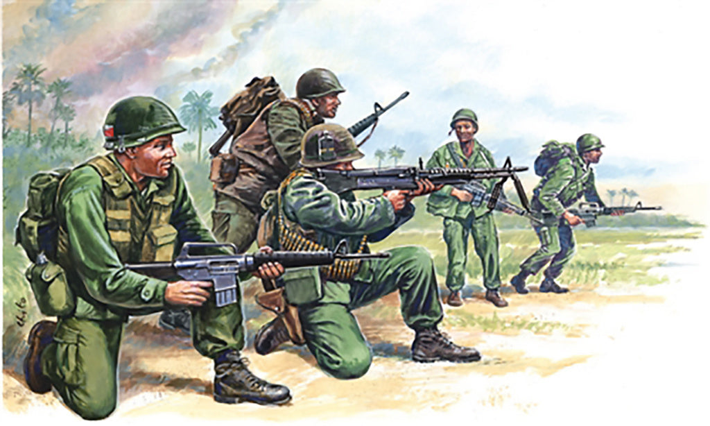 Italeri 1:72 Vietnam War U.S. Special Forces 1:72 Scale Model Figures
