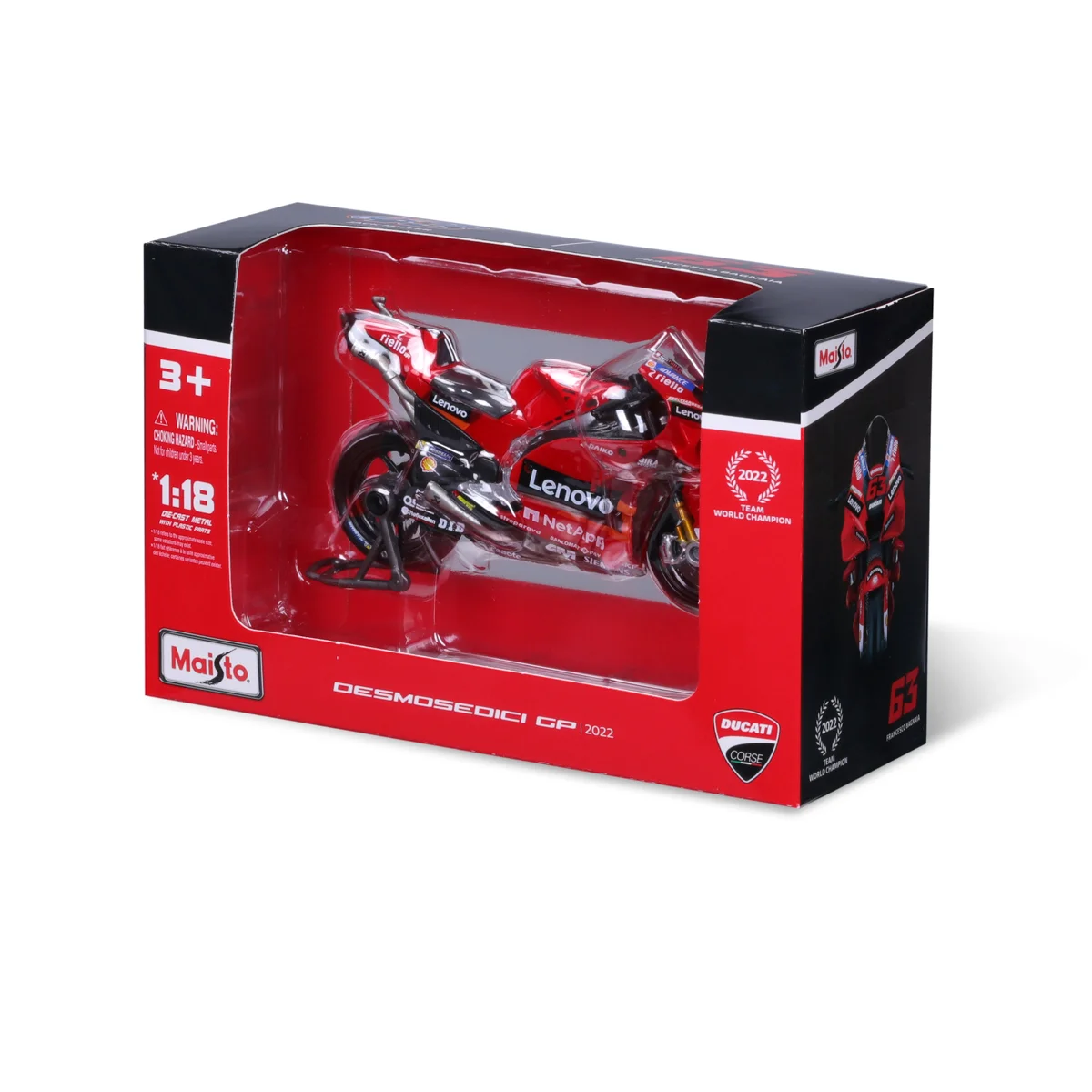 Maisto Ducati Demosedici GP 2022 1:18 Scale Model
