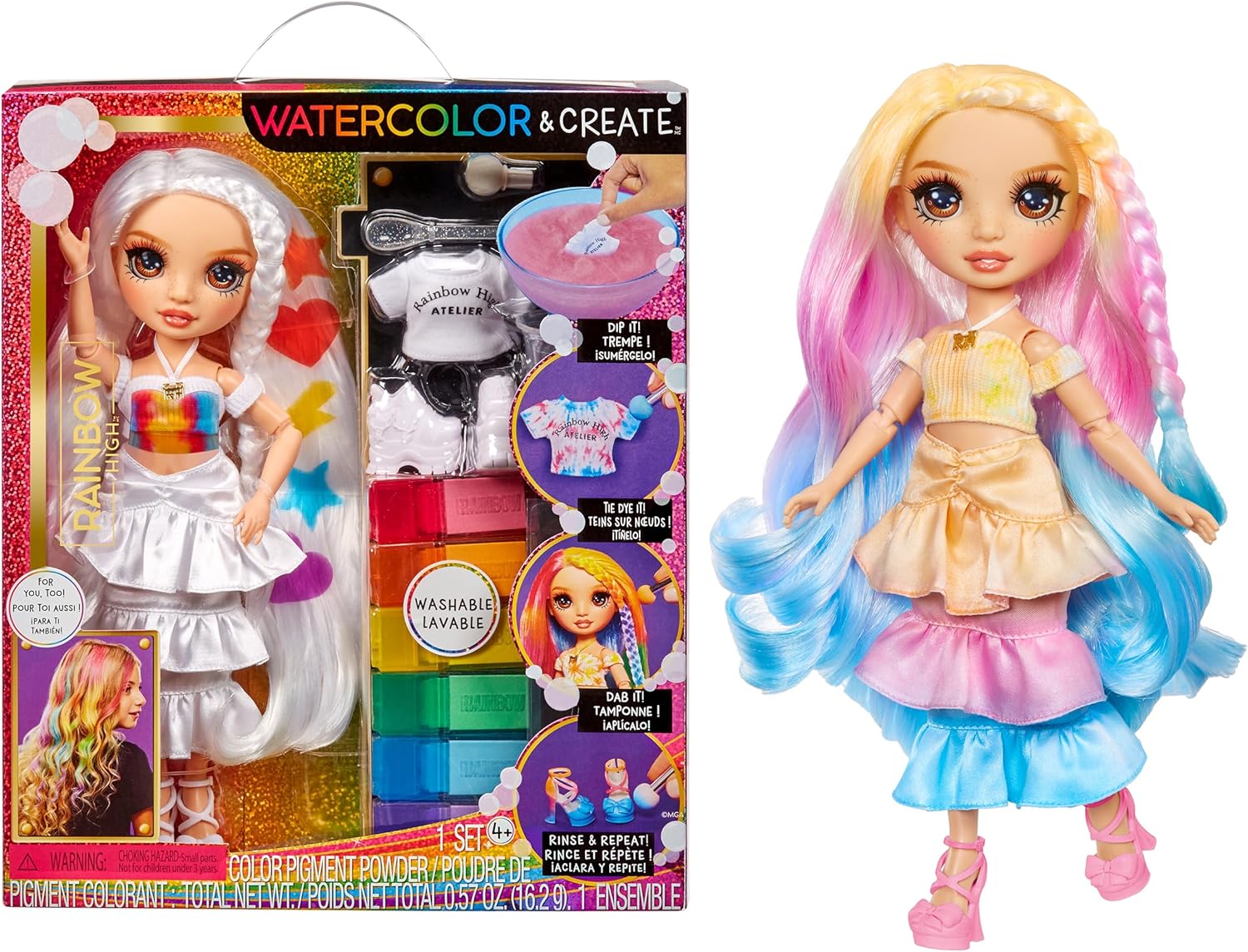 Rainbow High Watercolour & Create Fashion Doll