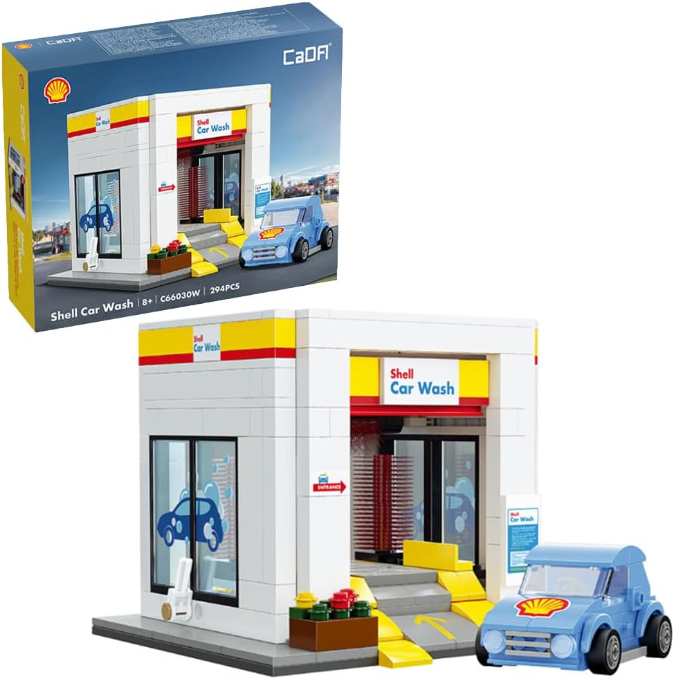 Cada Shell Car Wash 294 Piece Construction Set