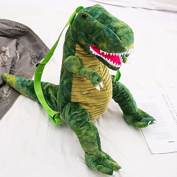 Backpack Green Dinosaur T-Rex