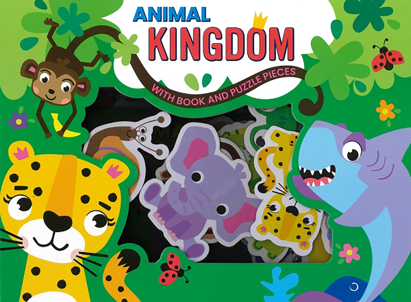 Animal Kingdom Book with Puzzle Pieces