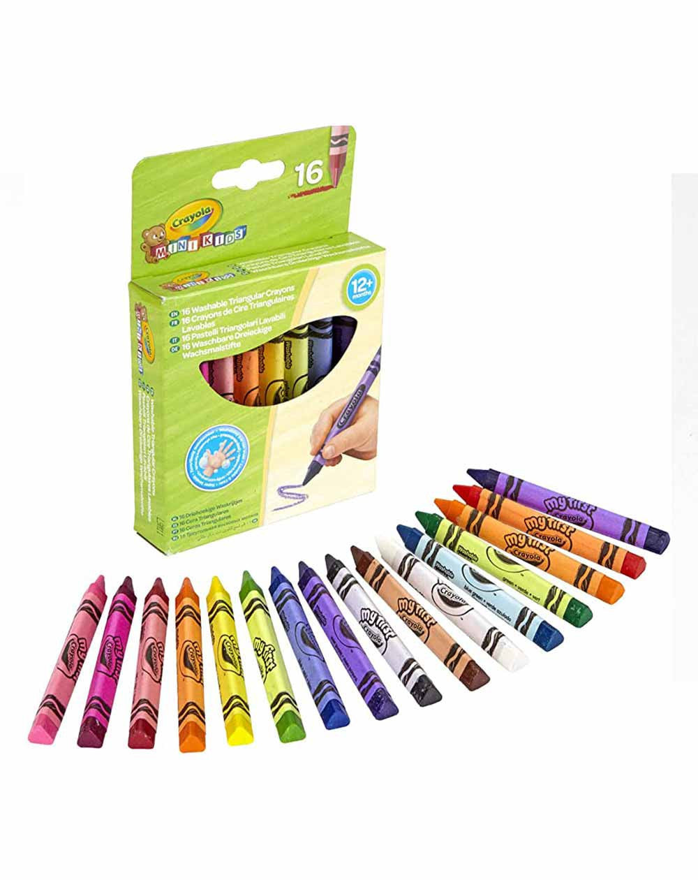 Crayola 16 Triangular Crayons