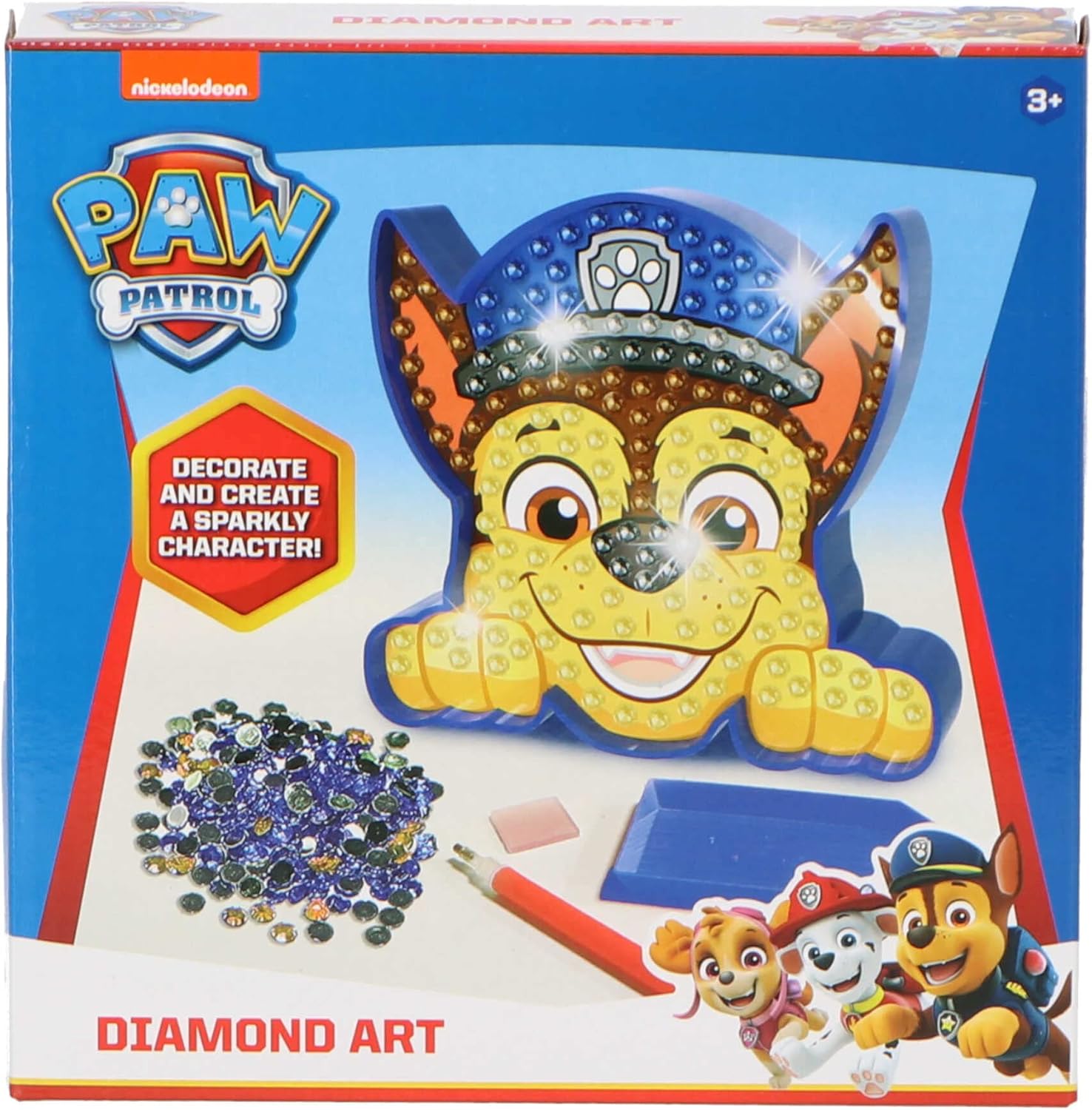 Paw Patrol Chase Decorate & Create Diamond Art