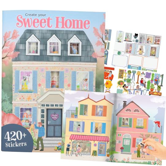 Create your Sweet Home Colouring Book