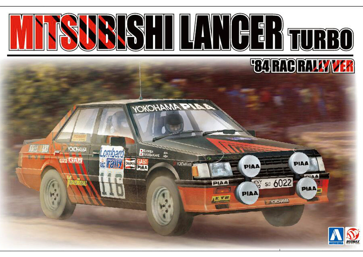 Mitsubishi Lancer Rally 1984 1:24 Scale Model Kit