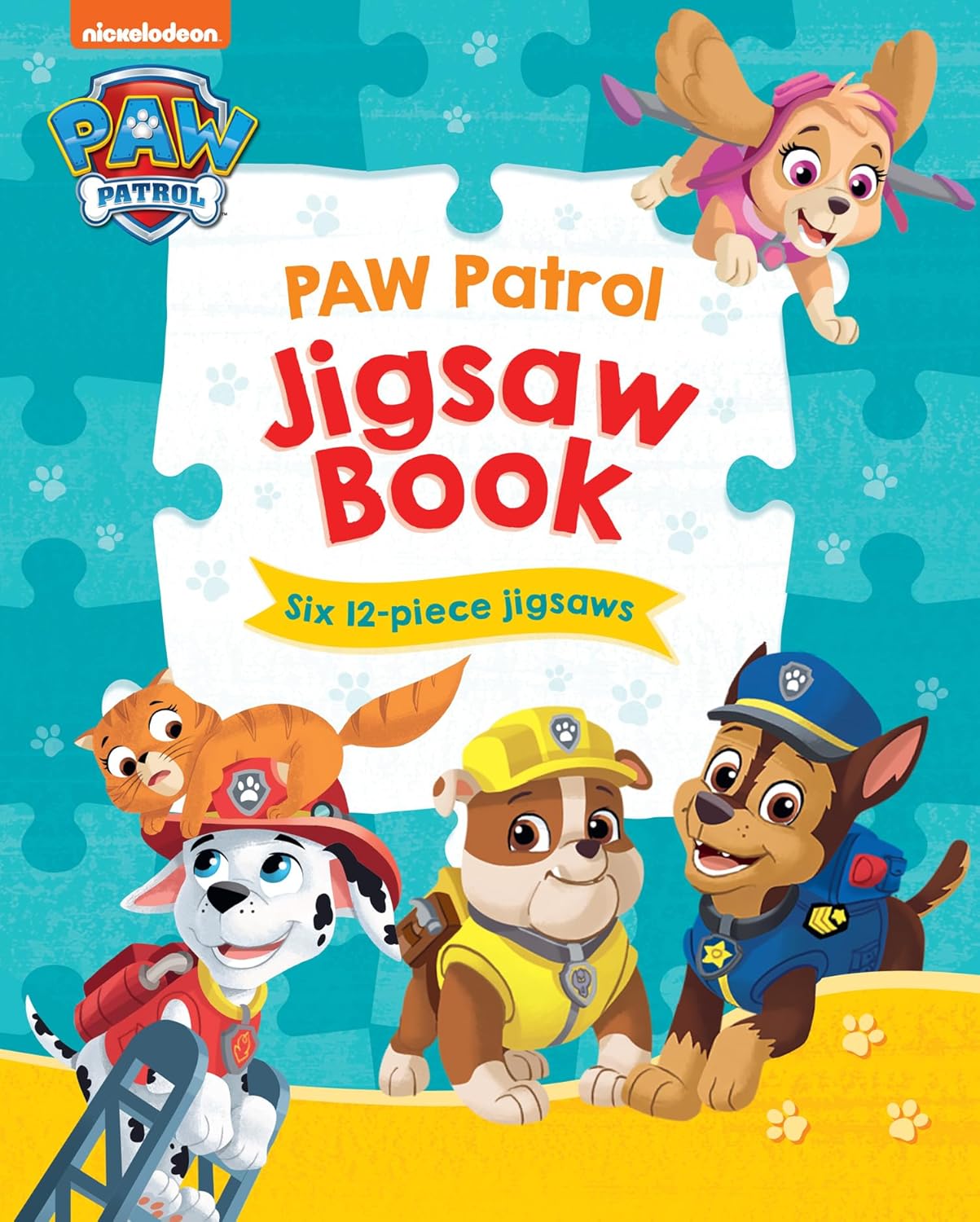 Paw Patrol Jigsaw Book & 6 x 12 Piece Jigsaws