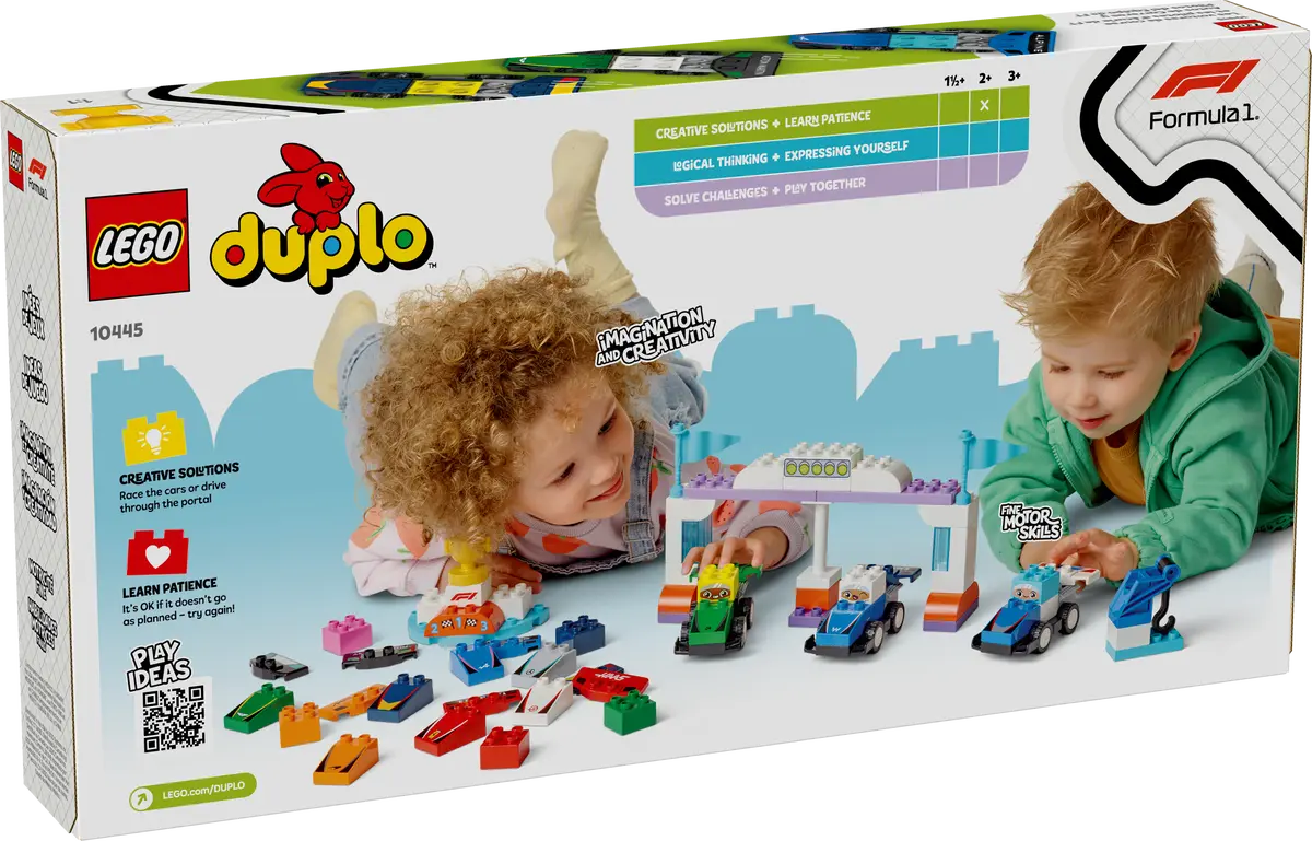 LEGO Duplo 10445 F1® Team Race Cars & Drivers