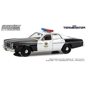 The Terminator 1977 Plymouth Fury Police 1:24 Scale Die Cast Model