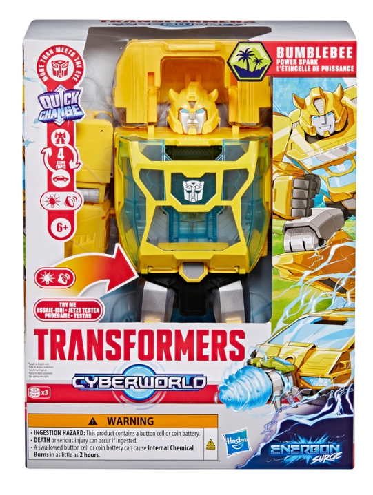 Transformers Cyberworld Power Spark Bumblebee