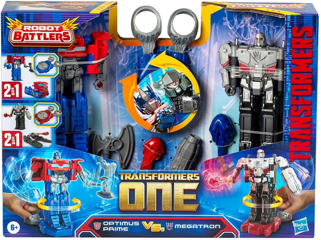 Transformers One Movie: Robot Battlers Optimus Prime V Megatron