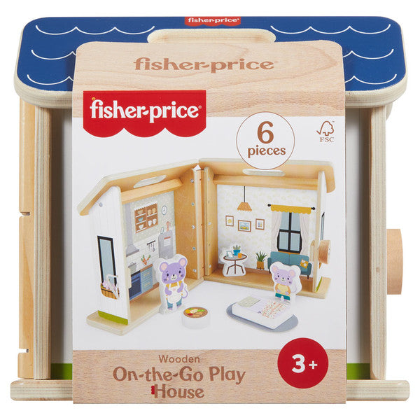 Fisher Price Wooden Folding Dollhouse