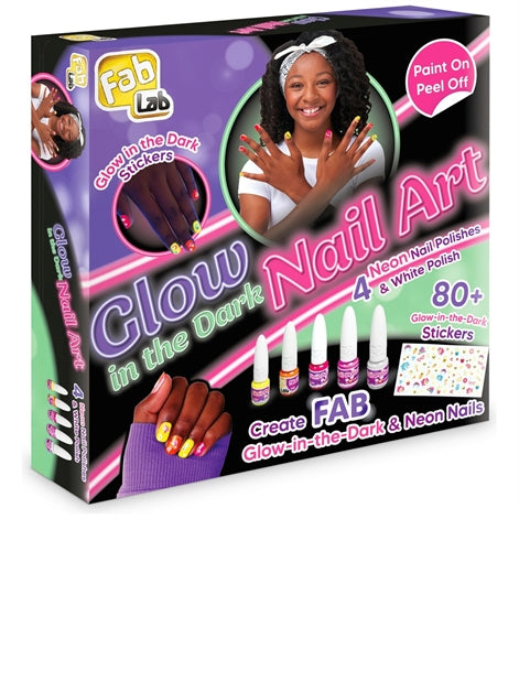 FabLab Glow in the Dark Nail Art