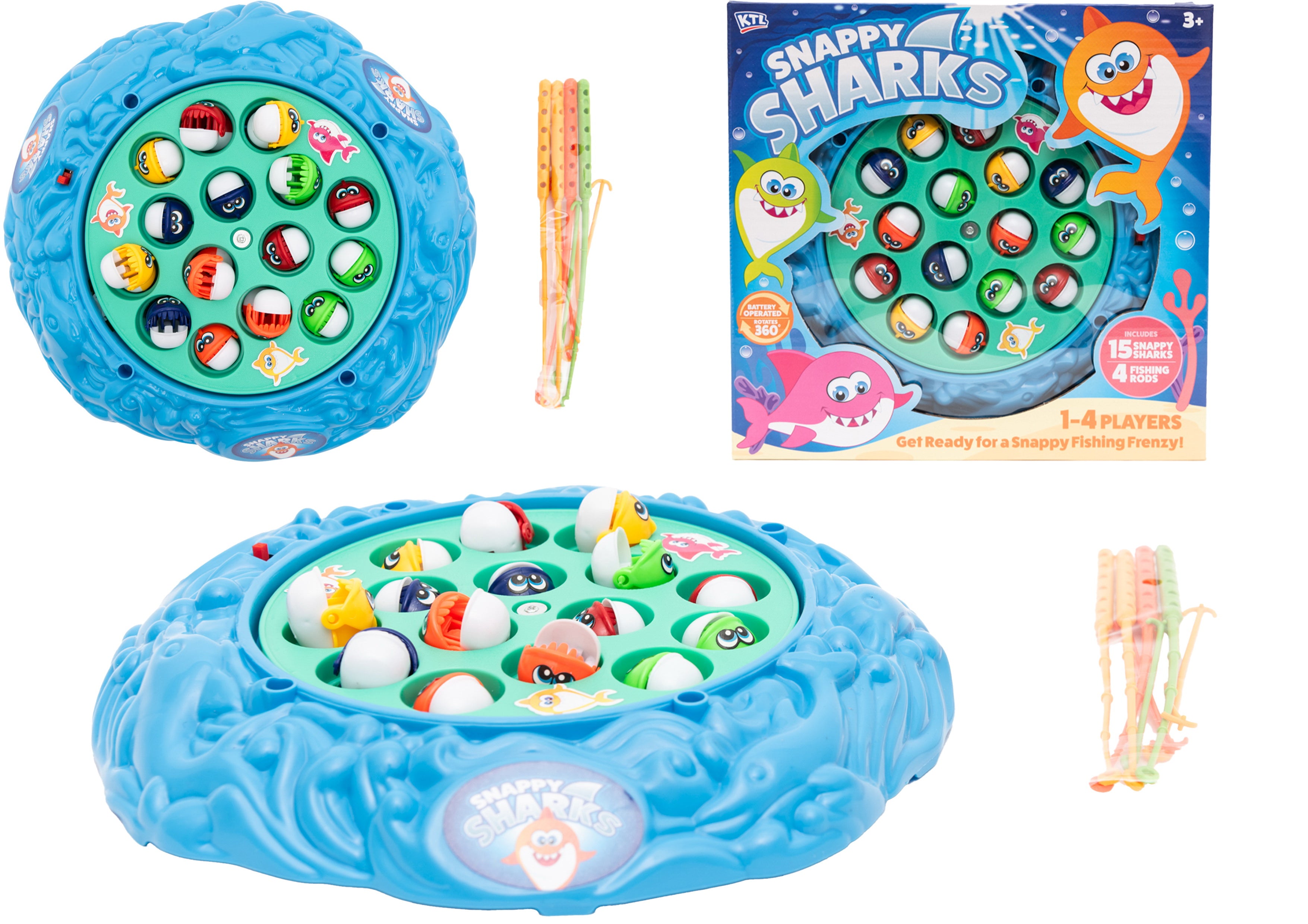 Snappy Sharks Go Fishing Game