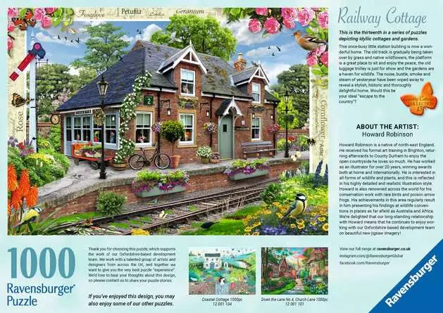 Railway  Country Cottage 13 1000 Piece Jigsaw