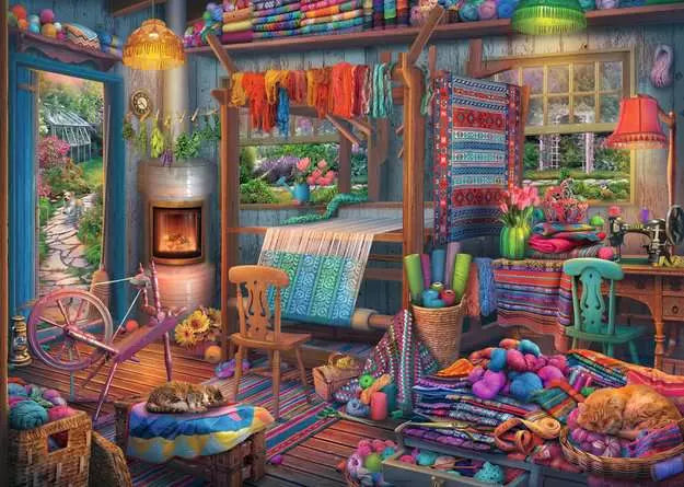 The Weavers Loom 1000 Piece Jigsaw