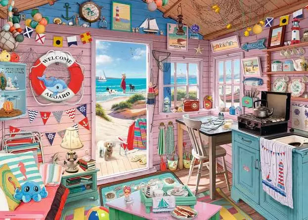 The Beach Hut 1000 Piece Puzzle