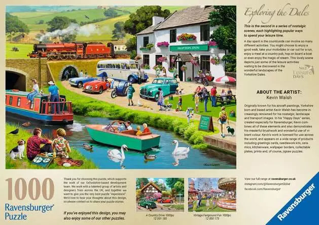 Exploring the Dales (No2) 1000 Piece Jigsaw Puzzle