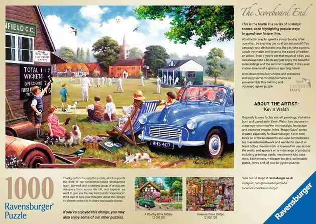 The Scoreboard End (No4) 1000 Piece Jigsaw Puzzle