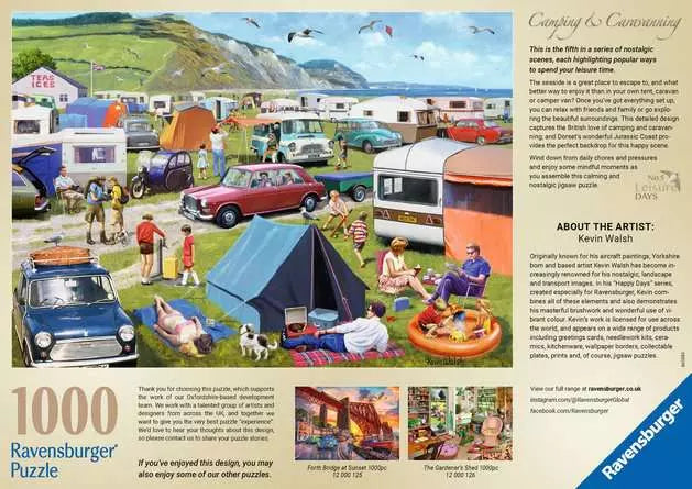 Camping & Caravanning 1000 Piece Jigsaw Puzzle