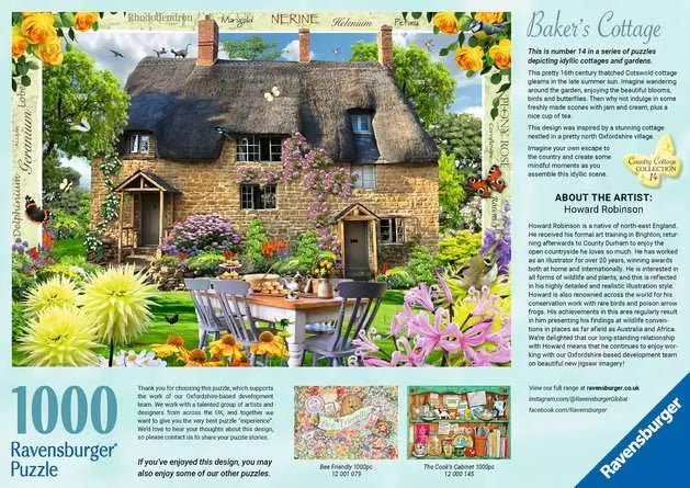 Bakers Cottage (No14) 1000 Piece Jigsaw Puzzle