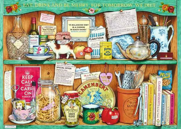 The Cooks Cabinet No2 1000 Piece Jigsaw Puzzle