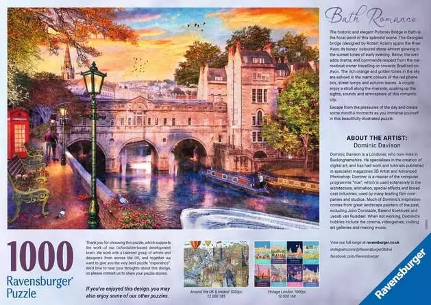 Bath Romance 1000 Piece Jigsaw Puzzle