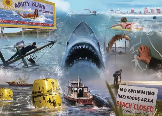 Jaws 1000 Piece Jigsaw Puzzle