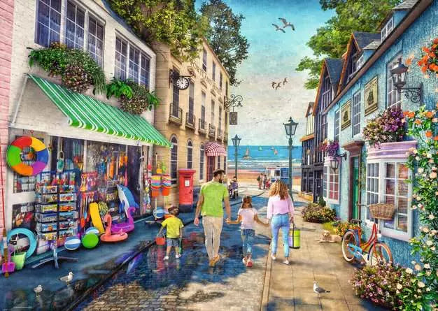 Seaview Lane 1000 Piece Jigsaw Puzzle